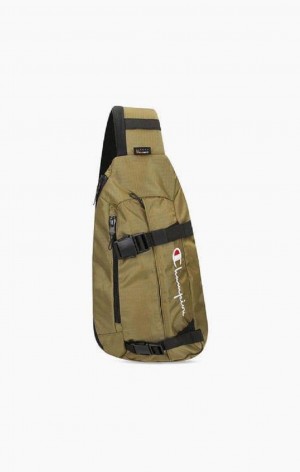 Champion Solki Front Sling Backpack Miesten Laukut Oliivinvihreä Vihreä | 6218-ZNXSW