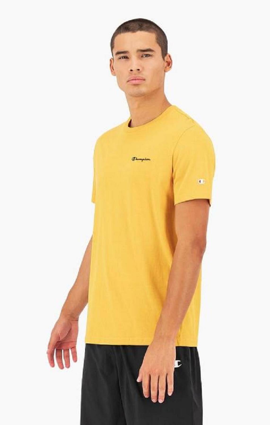 Champion Small Script Logo T-Shirt Miesten T Paidat Oranssi | 5742-XGLOY