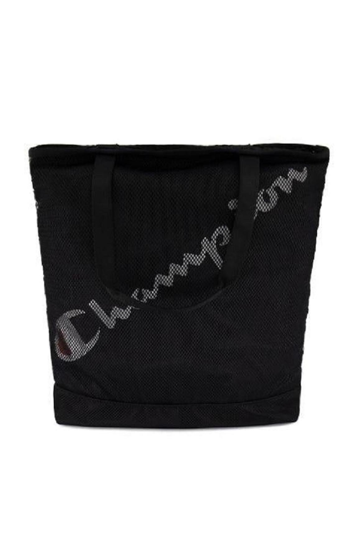 Champion Logo Tape Shopper Tote Bag Naisten Laukut Mustat | 5794-OLRDP