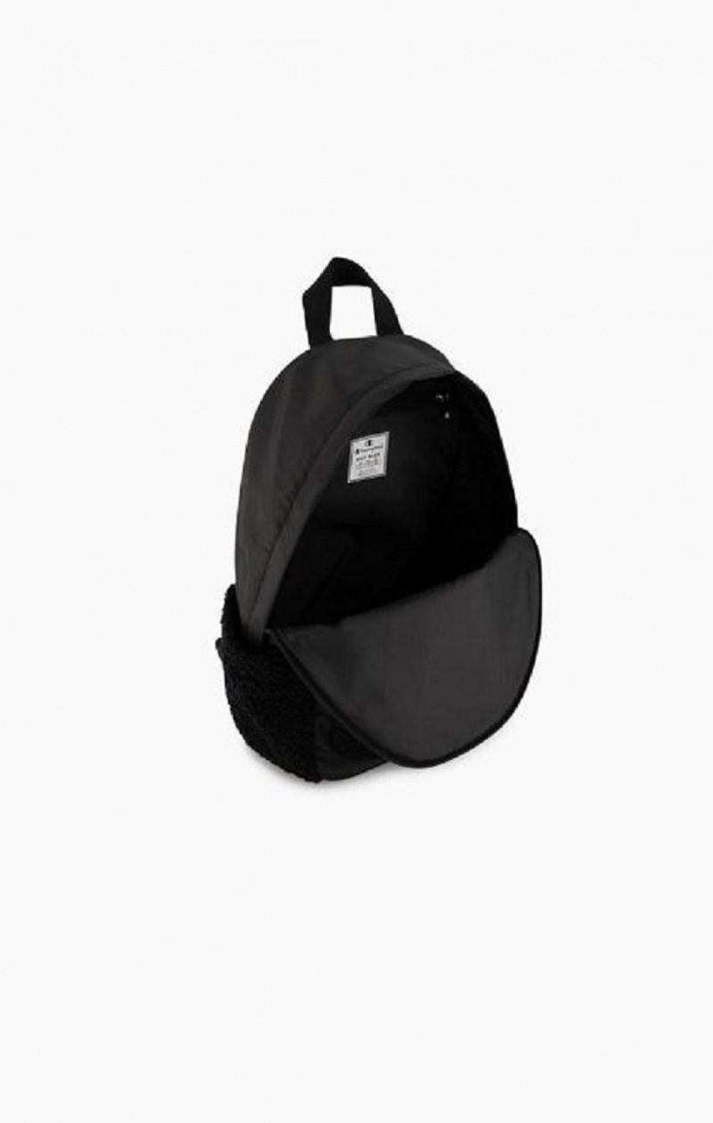 Champion 1919 Logo Teddy Backpack Miesten Laukut Mustat | 6912-WRFJU