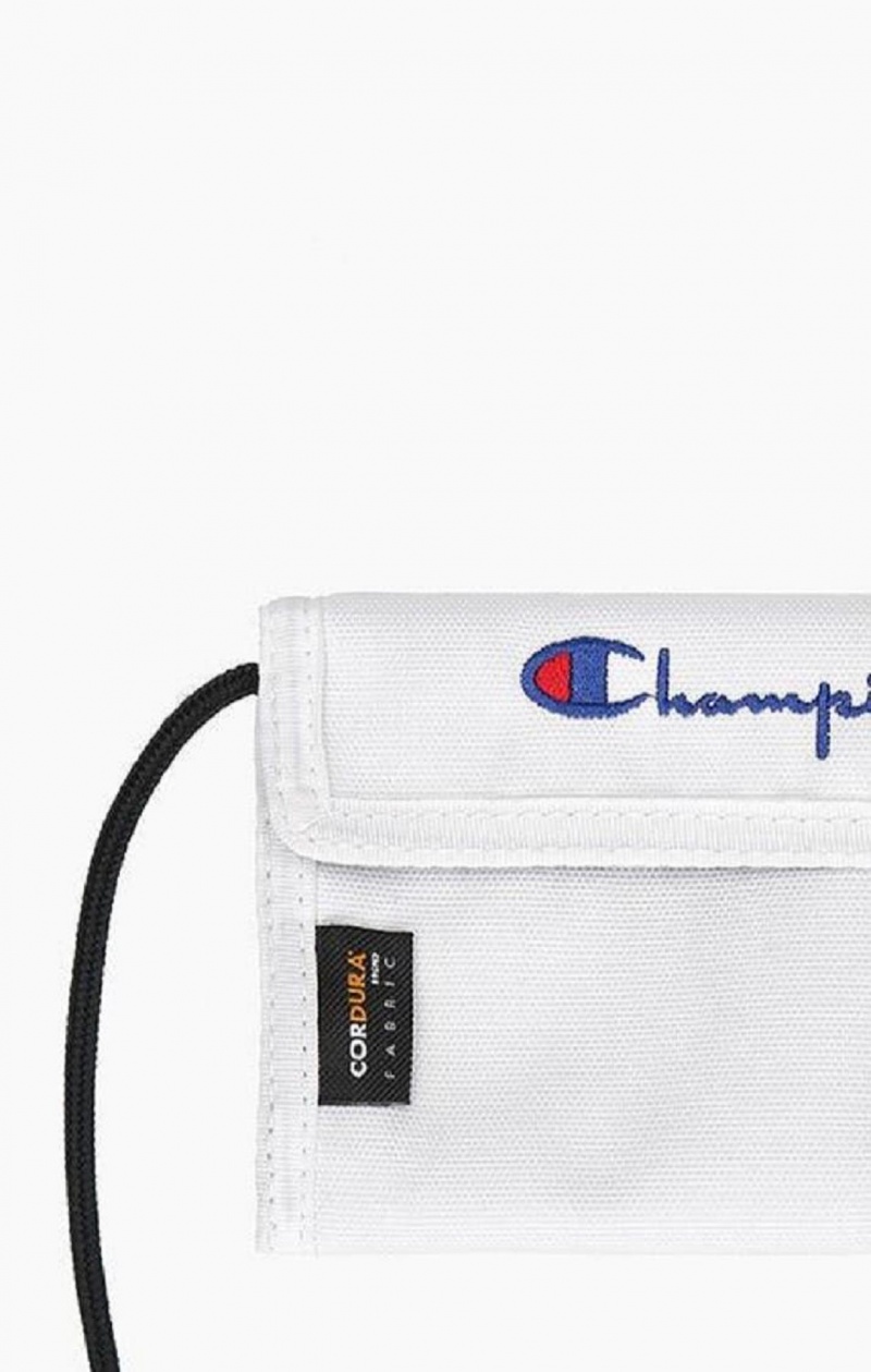 Champion Adjustable Chord Strap Shoulder Bag Miesten Laukut Valkoinen | 4127-UZVBY