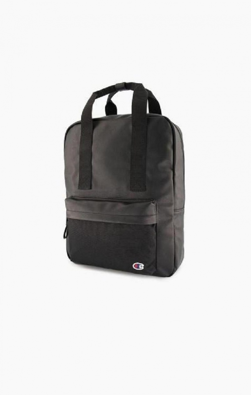 Champion C Logo Vegaaniset Nahkaiset Backpack Miesten Laukut Mustat | 2538-SJEYF