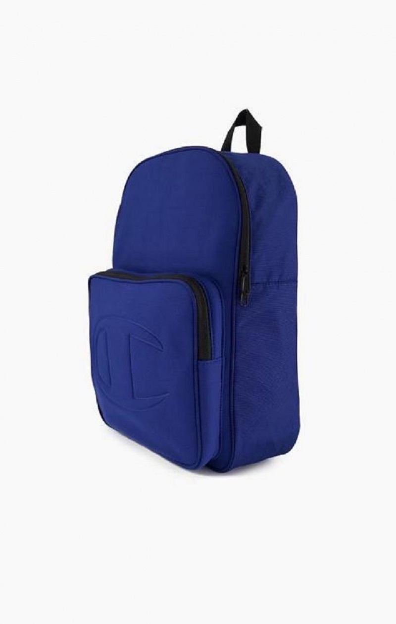 Champion Debossed C Logo Neoprene Backpack Miesten Laukut Sininen | 7156-XCTZG