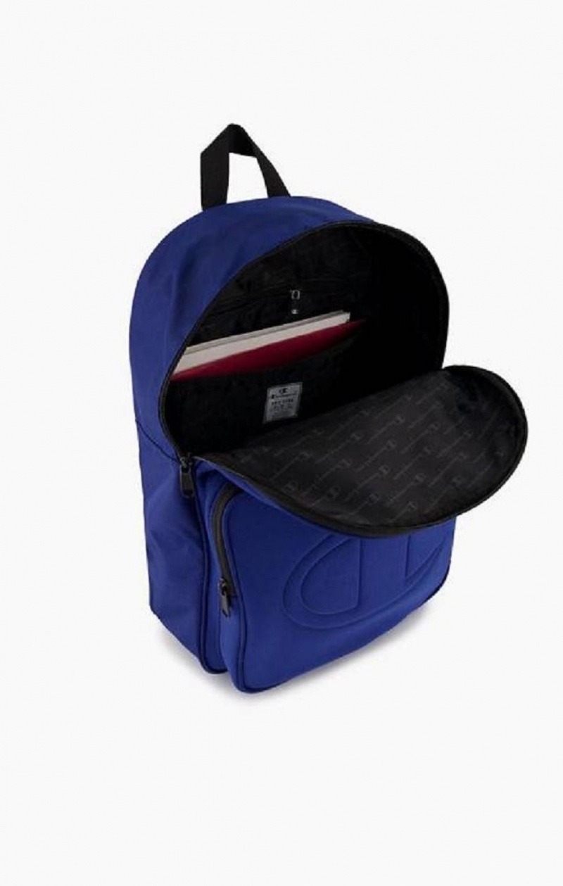 Champion Debossed C Logo Neoprene Backpack Miesten Laukut Sininen | 7156-XCTZG