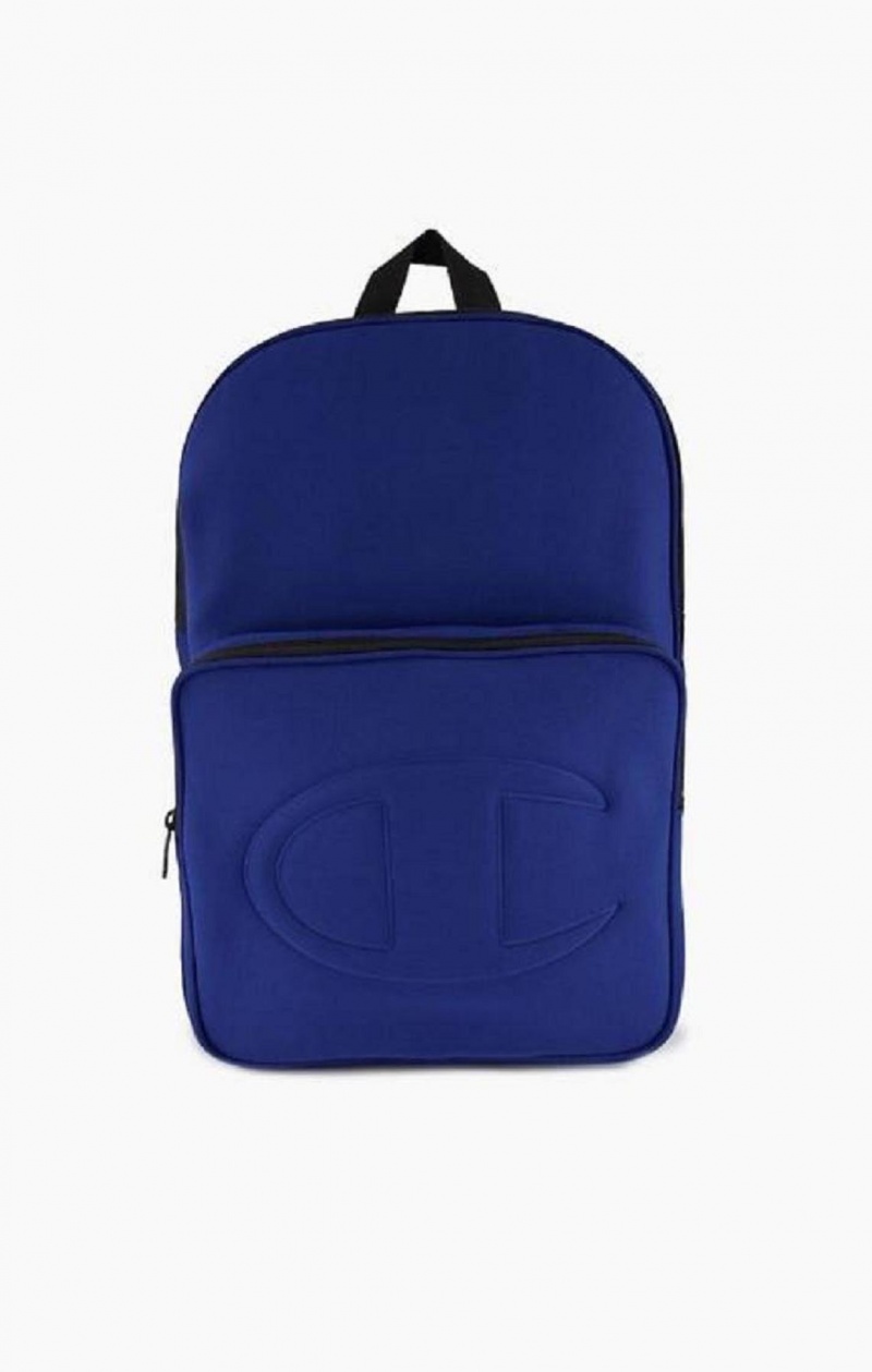 Champion Debossed C Logo Neoprene Backpack Miesten Laukut Sininen | 7156-XCTZG