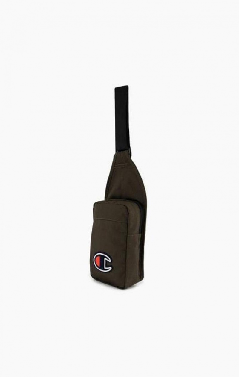 Champion Felt C Logo Shoulder Bag Miesten Laukut Tummanturkoosi | 9160-WSUFA