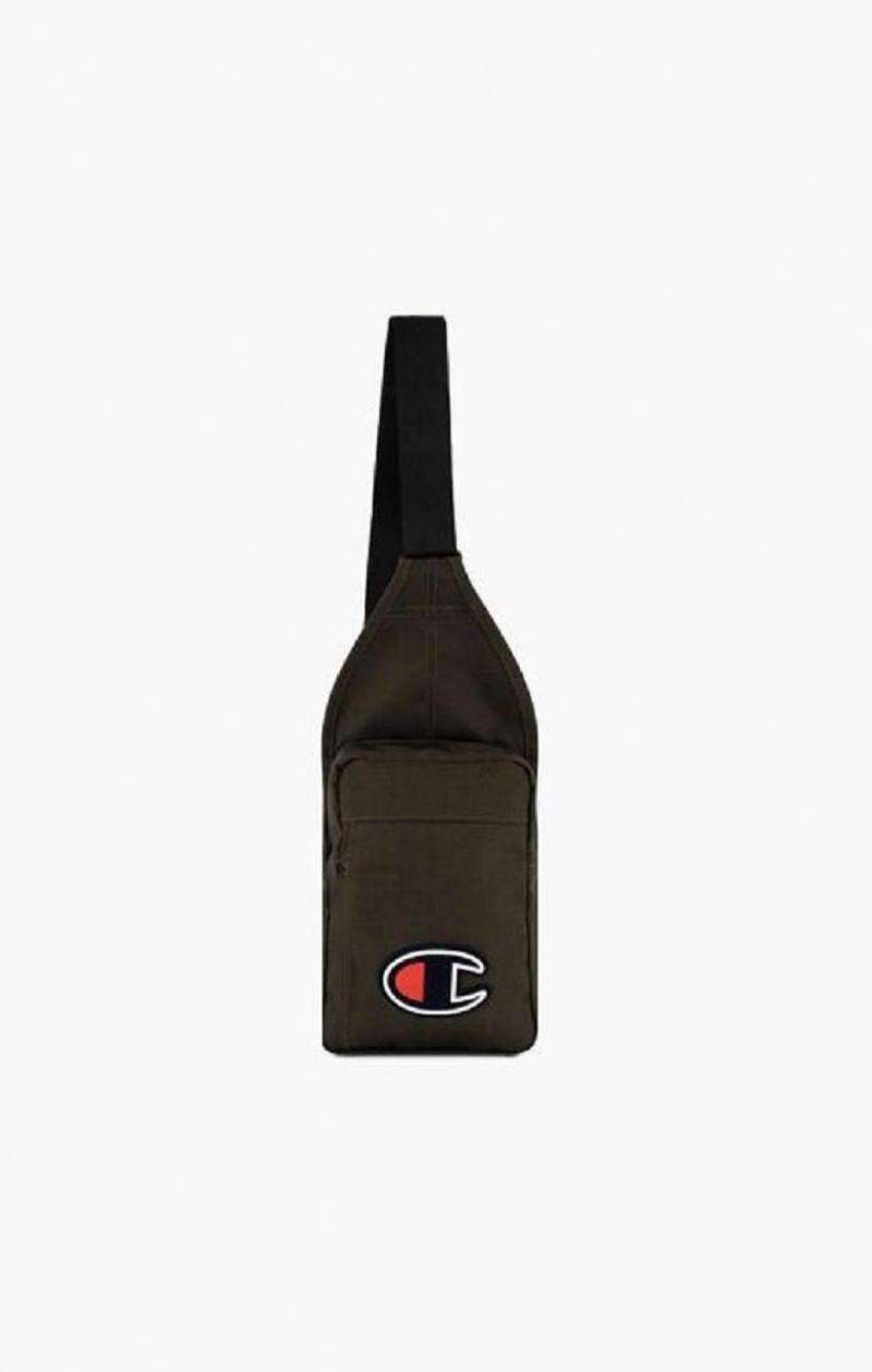 Champion Felt C Logo Shoulder Bag Miesten Laukut Tummanturkoosi | 9160-WSUFA