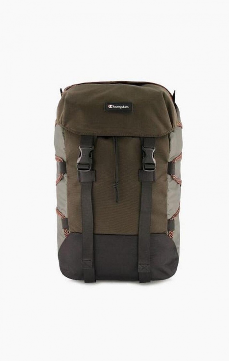 Champion Script Logo Neoprene Explorer Backpack Miesten Laukut Ruskea | 0659-BCOGV