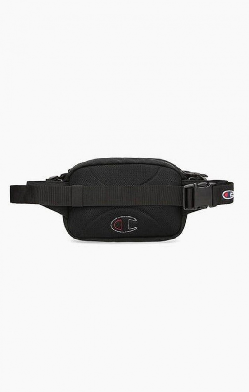 Champion Script Logo Zip Belt Bag Miesten Laukut Mustat | 5137-MWKVH